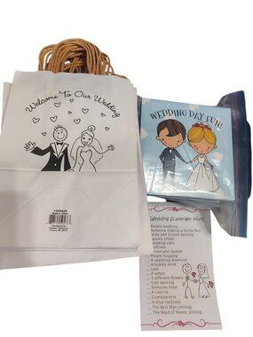 40 Wedding Gift Bags 40 Kids Fun Puzzles for Reception Party Favors PLEASE READ
